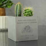 Personalised Our Home Concrete Plant Pot - Vases & Plant Pots at Gift Moments