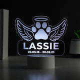 Personalised Pet Memorial Colour Changing LED Light Default Title - LED Lighting at Gift Moments