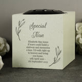 Personalised Botanical Memorial Vase Default Title - Vases & Plant Pots at Gift Moments