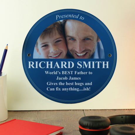 Personalised Photo Upload Heritage Plaque - Signs & Plaques at Gift Moments