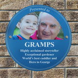 Personalised Photo Upload Heritage Plaque - Signs & Plaques at Gift Moments