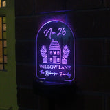 Personalised Home Outdoor Solar Light - LED Lighting at Gift Moments