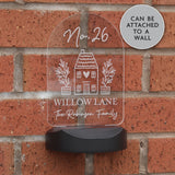 Personalised Home Outdoor Solar Light - LED Lighting at Gift Moments