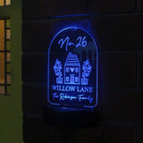 Personalised Home Outdoor Solar Light - LED Lighting at Gift Moments