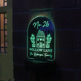 Personalised Home Outdoor Solar Light - LED Lighting at Gift Moments