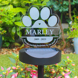 Personalised Pet Memorial Outdoor Solar Light Default Title - LED Lighting at Gift Moments