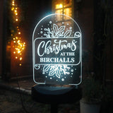 Personalised Family Christmas Outdoor Solar Light Default Title - LED Lighting at Gift Moments