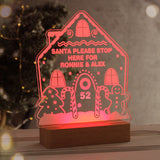 Personalised Gingerbread House LED Light - LED Lighting at Gift Moments