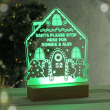 Personalised Gingerbread House LED Light - LED Lighting at Gift Moments