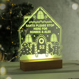 Personalised Gingerbread House LED Light - LED Lighting at Gift Moments