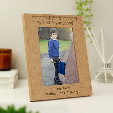 Personalised First Day at School Photo Frame: 3 - Photo Frames By Gift Moments