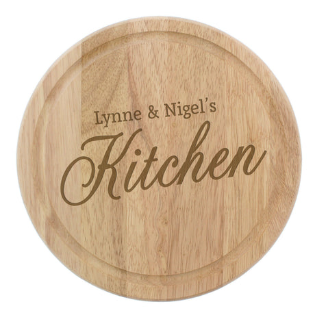 Personalised Kitchen Round Chopping Board - Chopping Boards at Gift Moments