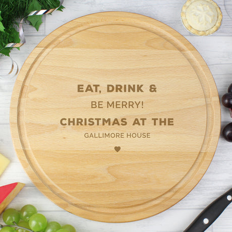 Personalised Round Chopping Board - Chopping Boards at Gift Moments