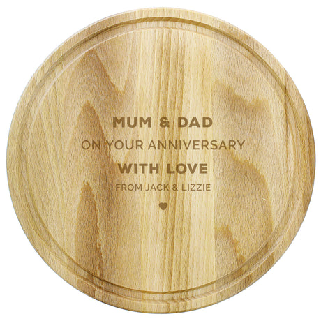 Personalised Round Chopping Board - Chopping Boards at Gift Moments