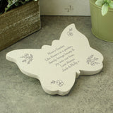 Personalised Floral Memorial Resin Butterfly - Memorials at Gift Moments