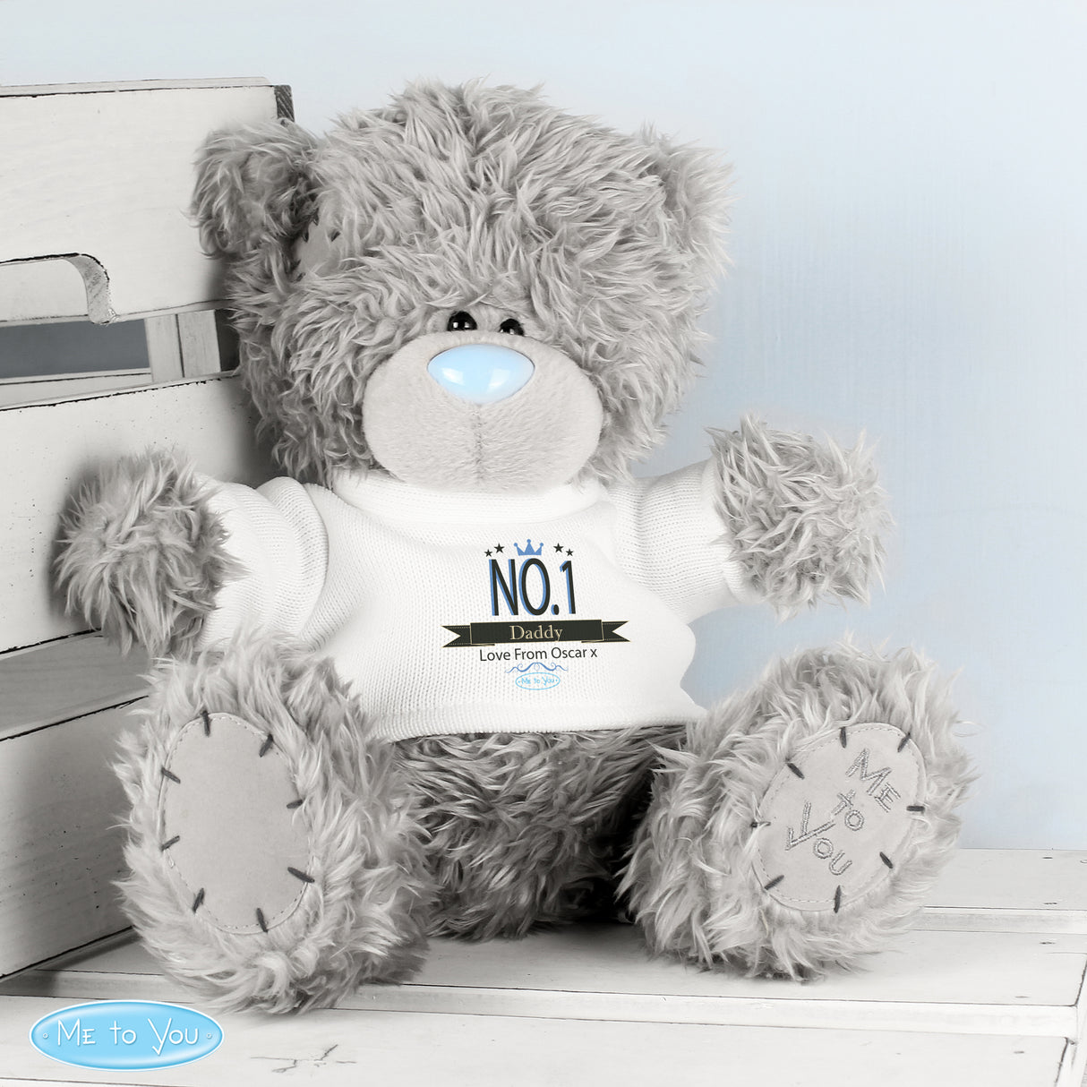 Personalised Me to You Bear 'No.1' Default Title - Teddy Bears & Soft Toys at Gift Moments