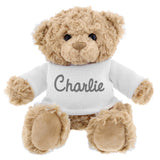 Personalised Grey Name Teddy Bear - Teddy Bears & Soft Toys at Gift Moments