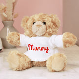 Personalised Red Name Teddy Bear Default Title - Teddy Bears & Soft Toys at Gift Moments