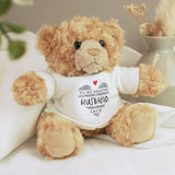 Personalised Scribble Heart Teddy Bear Default Title - Teddy Bears & Soft Toys at Gift Moments