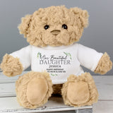 Personalised Geometric Leaf Teddy Bear - Teddy Bears & Soft Toys at Gift Moments