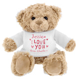 Personalised I Love You Teddy Bear - Teddy Bears & Soft Toys at Gift Moments