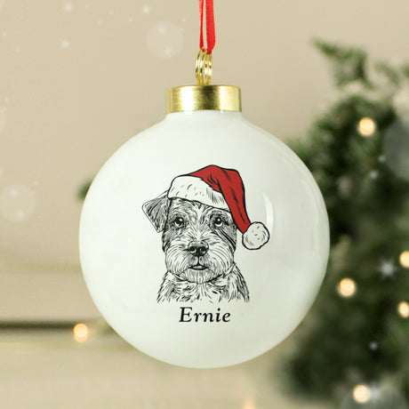 Personalised Dog Breed Christmas Bauble - Christmas Baubles at Gift Moments