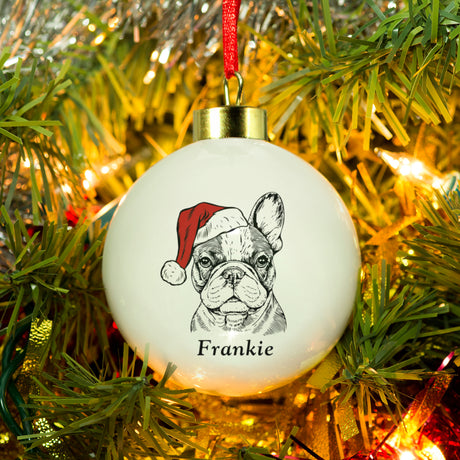 Personalised Dog Breed Christmas Bauble - Christmas Baubles at Gift Moments