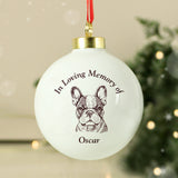 Personalised Memorial Dog Breed Bauble - Christmas Baubles at Gift Moments