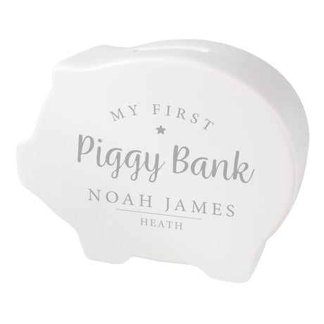 Personalised My First Piggy Bank - Money Boxes at Gift Moments