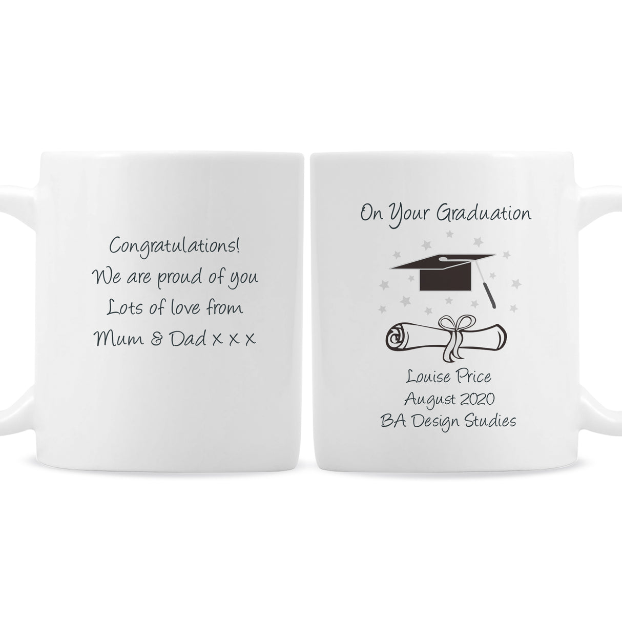 Personalised Graduation Mug - Mugs at Gift Moments