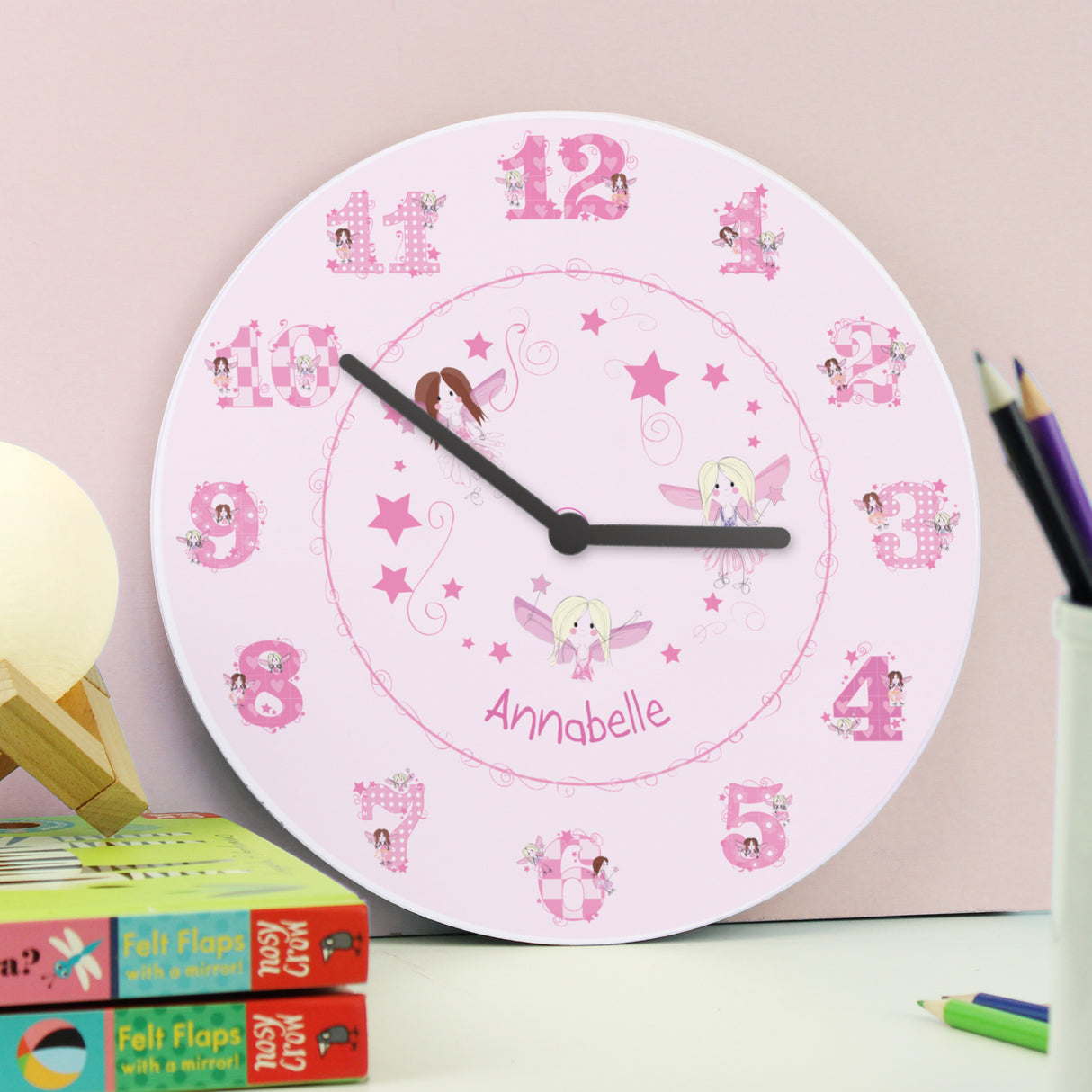 Personalised Fairy Clock - Clocks at Gift Moments