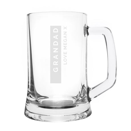 Personalised Free Text Pint Stern Tankard - Tankards at Gift Moments