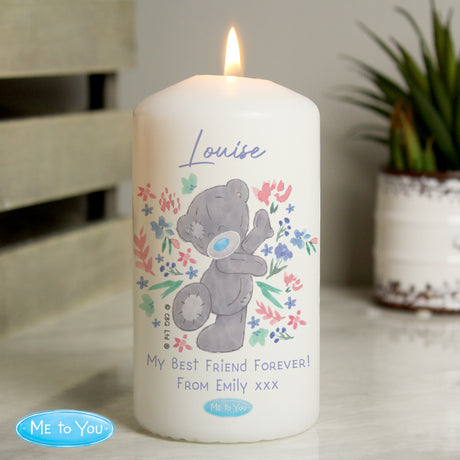 Personalised Me To You Floral Candle: 3 - Candles