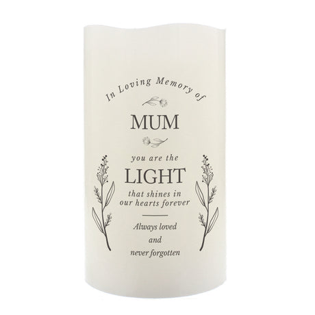 Personalised In Loving Memory LED Candle - LED Lighting at Gift Moments