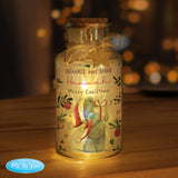 Personalised Me to You Cosy Winter Led Jar - LED Lighting at Gift Moments