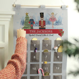 Personalised Nutcracker Advent Calendar in Silver Grey - Advent Calendars at Gift Moments