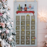 Personalised Nutcracker Advent Calendar in Silver Grey - Advent Calendars at Gift Moments