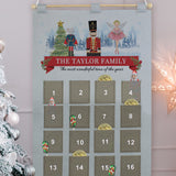 Personalised Nutcracker Advent Calendar in Silver Grey - Advent Calendars at Gift Moments