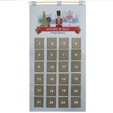 Personalised Nutcracker Advent Calendar in Silver Grey - Advent Calendars at Gift Moments