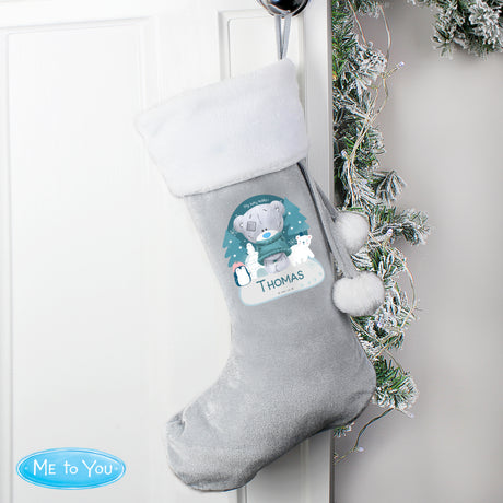 Personalised First Christmas Tiny Tatty Teddy Stocking - Christmas Stockings at Gift Moments