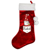 Personalised Gonk Family Red Christmas Stockings - Christmas Stockings at Gift Moments