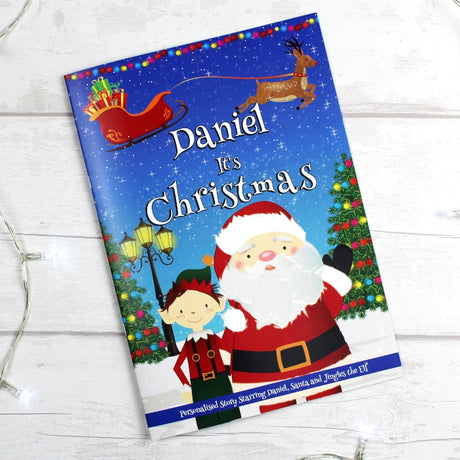 Personalised Boys "It's Christmas" Story Book - Books at Gift Moments