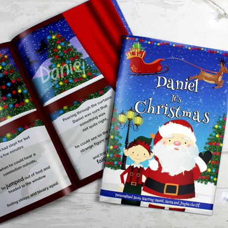 Personalised Boys "It's Christmas" Story Book - Books at Gift Moments