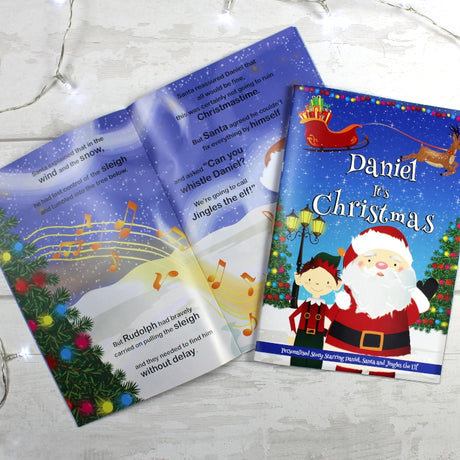 Personalised Boys "It's Christmas" Story Book - Books at Gift Moments