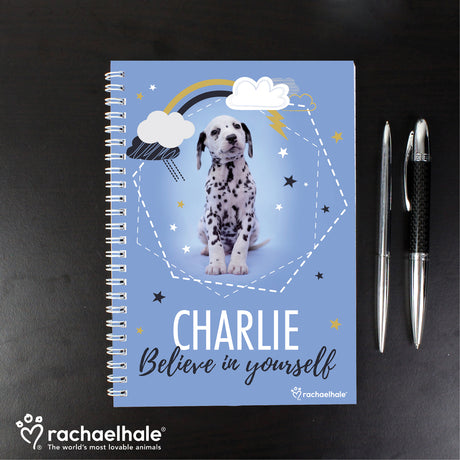 Personalised Rachael Hale Dalmatian A5 Notebook - Notebooks at Gift Moments