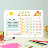 Personalised Rewards Chart & Dry Wipe Pen - Signs & Plaques at Gift Moments