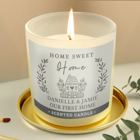 Personalised Home Scented Jar Candle - Candles at Gift Moments