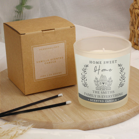 Personalised Home Scented Jar Candle - Candles at Gift Moments