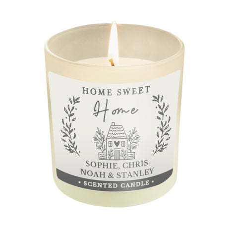 Personalised Home Scented Jar Candle - Candles at Gift Moments