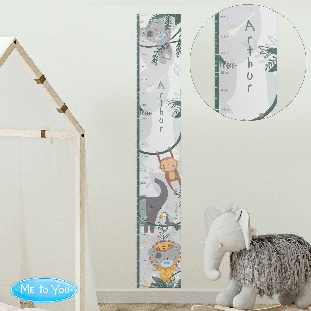 Personalised Tiny Tatty Teddy Wild One Height Chart Default Title - Height Charts at Gift Moments